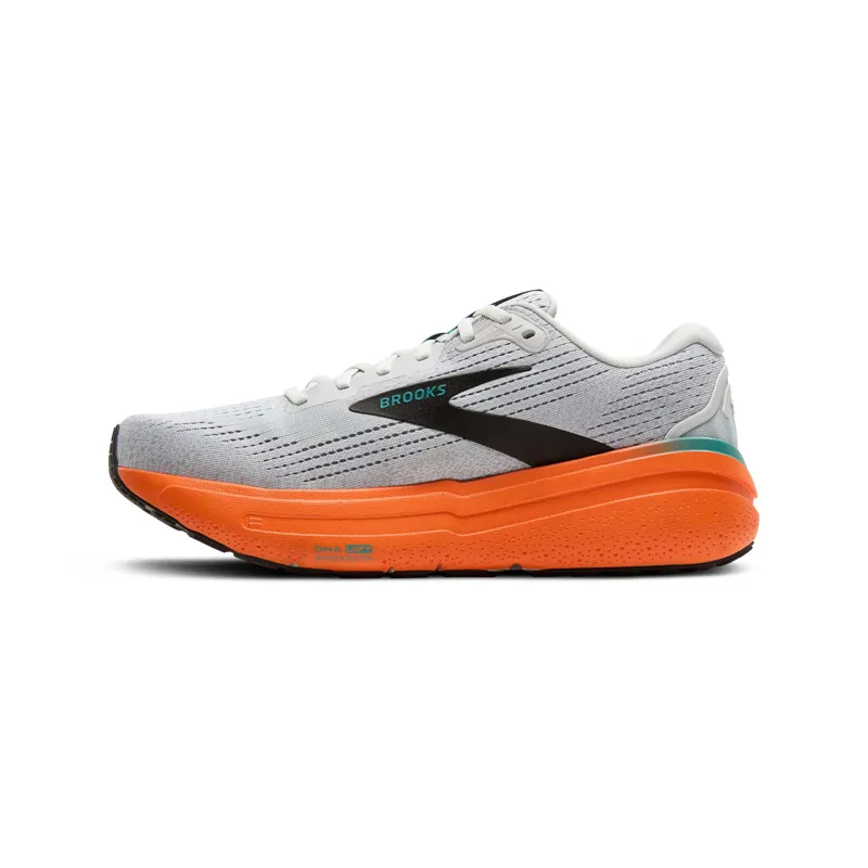 Brooks Ghost Max 2 Men's Running Shoes - Oyster Mushroom/Orange-1