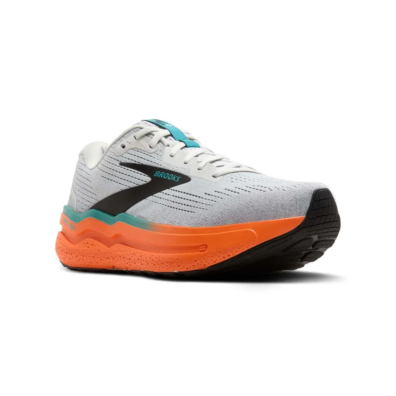 Brooks Ghost Max 2 Men's Running Shoes - Oyster Mushroom/Orange-2