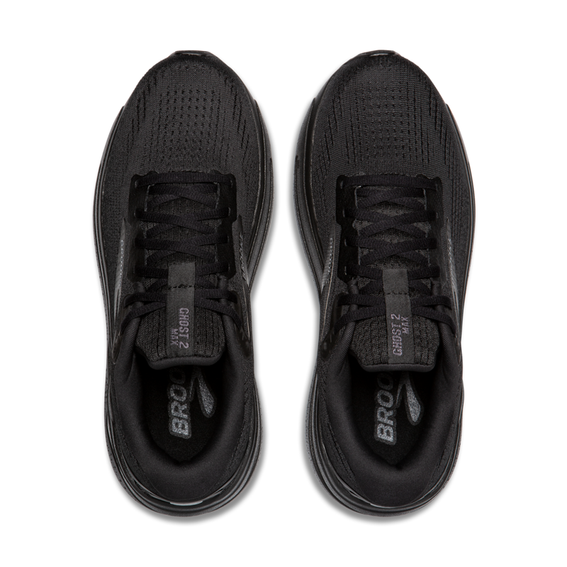 Brooks Ghost Max 2 2E Men's Wide Fit Running Shoes - Black-3