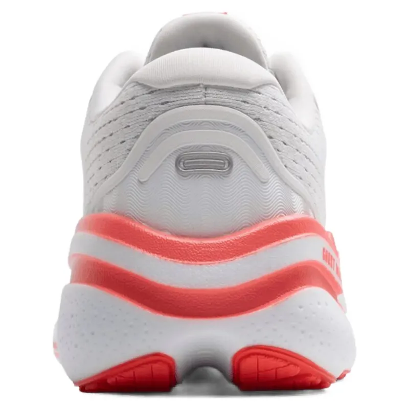 Brooks Ghost Max 2 Women's Running Shoes - White/Hot Coral-4