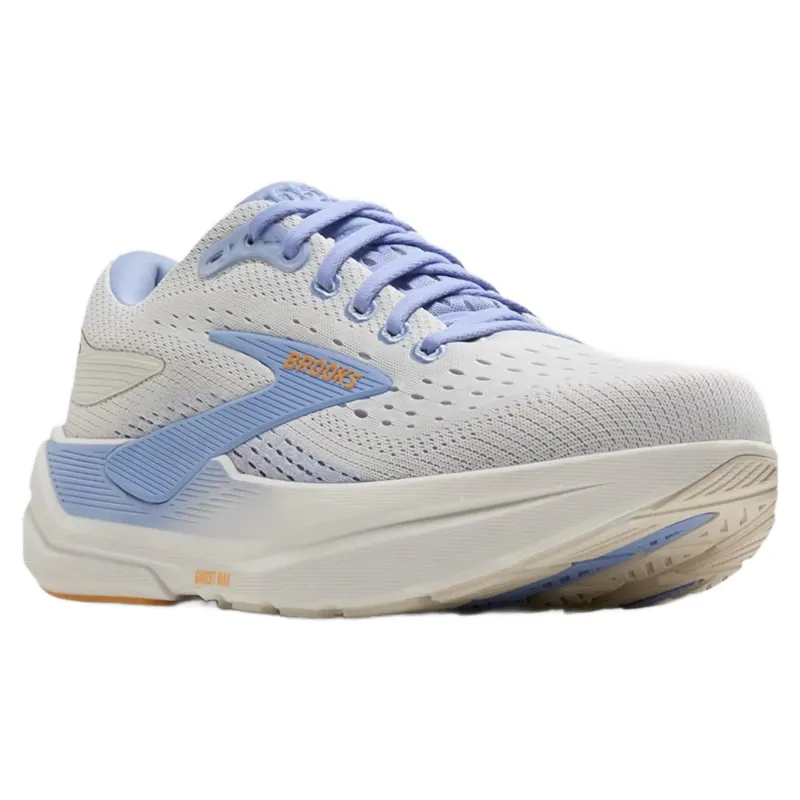 Brooks Ghost Max 3 Women's Running Shoes - Coconut/Blue Heron/Orange-4