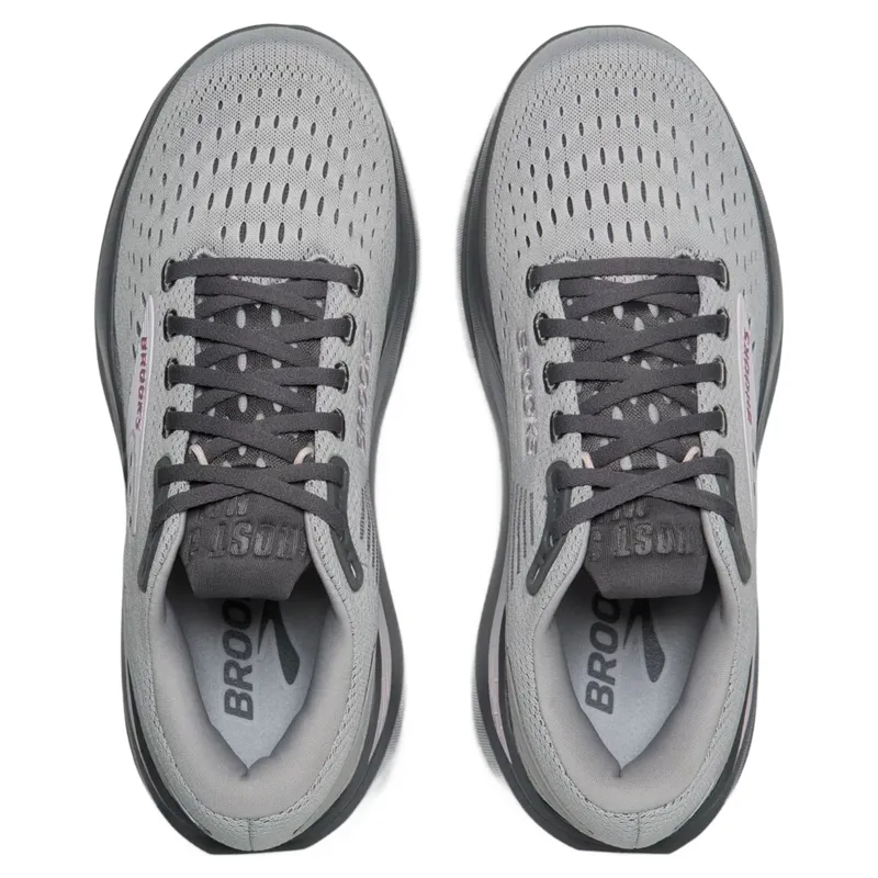 Brooks Ghost Max 3 Women's Running Shoes - Harbour Mist/PoppySeed/Pink-3