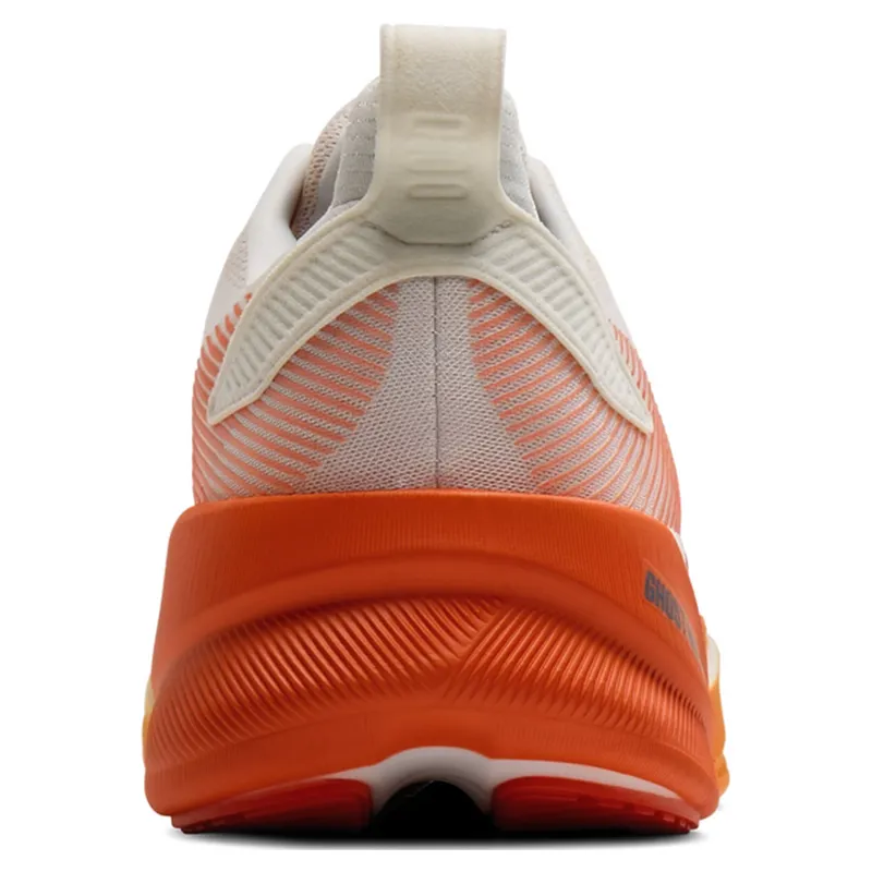 Brooks Ghost Max 4 Men's Running Shoes - White/Orange/Red-4