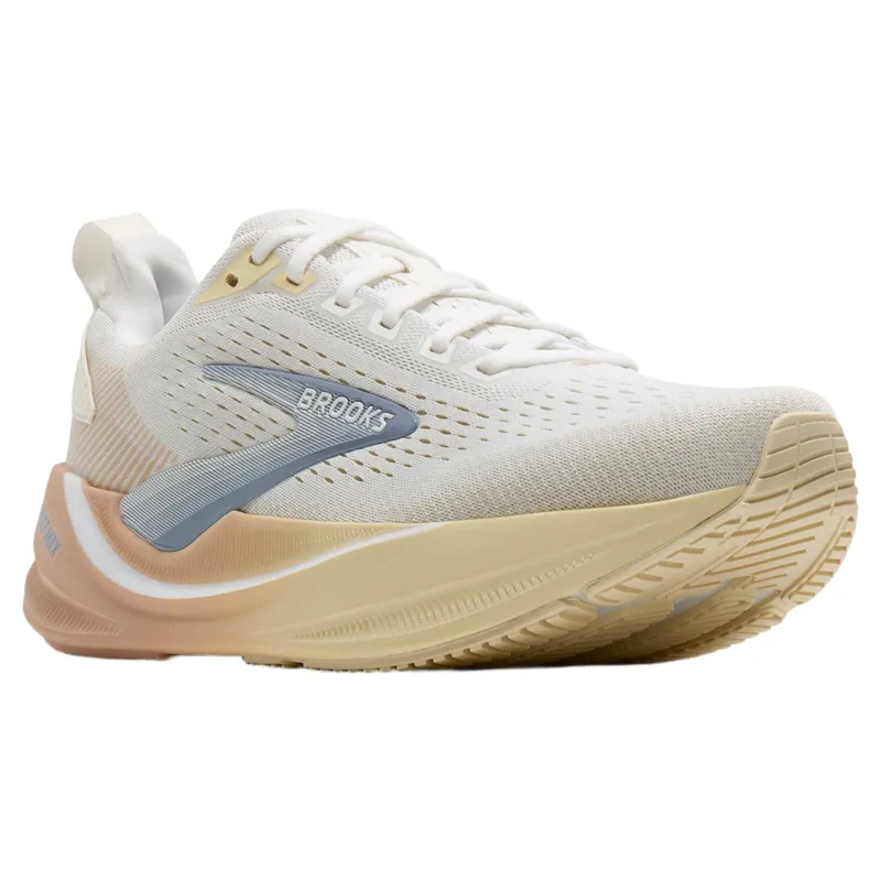 Brooks Ghost Max 4 Women's Running Shoes - White/Rose-2