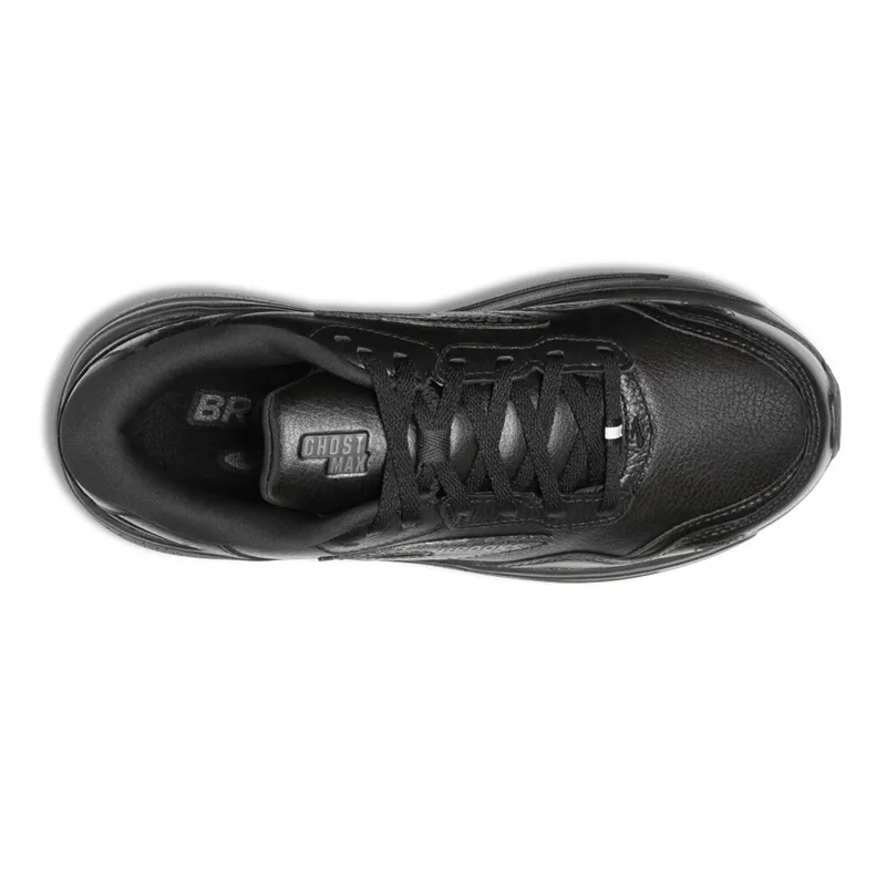 Brooks Ghost Max Leather Men's Walking Shoes - Black/Black-2