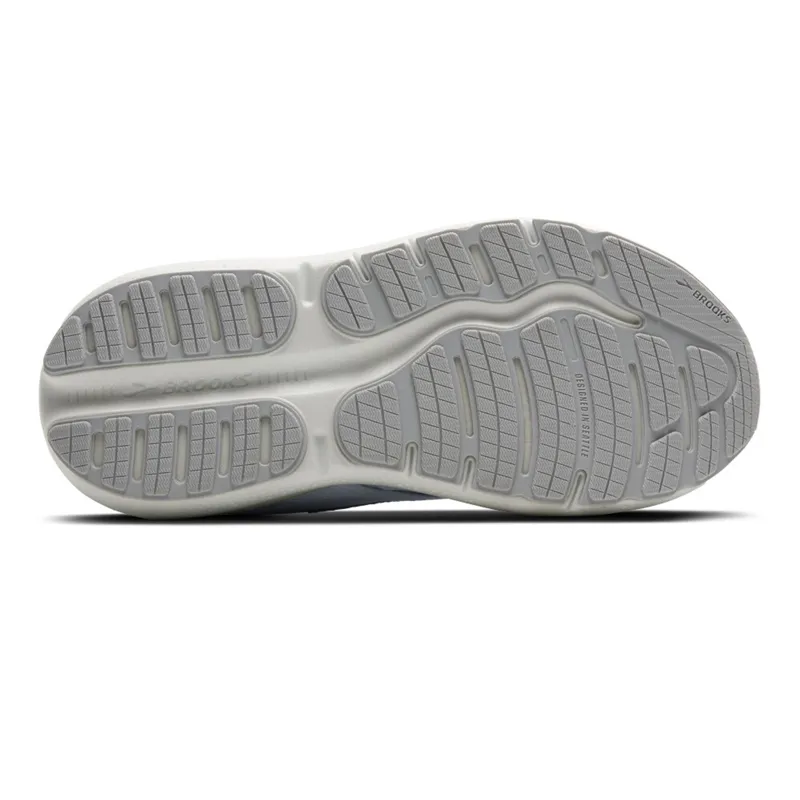 Brooks Ghost Max Leather Women's Walking Shoes - White/White-3