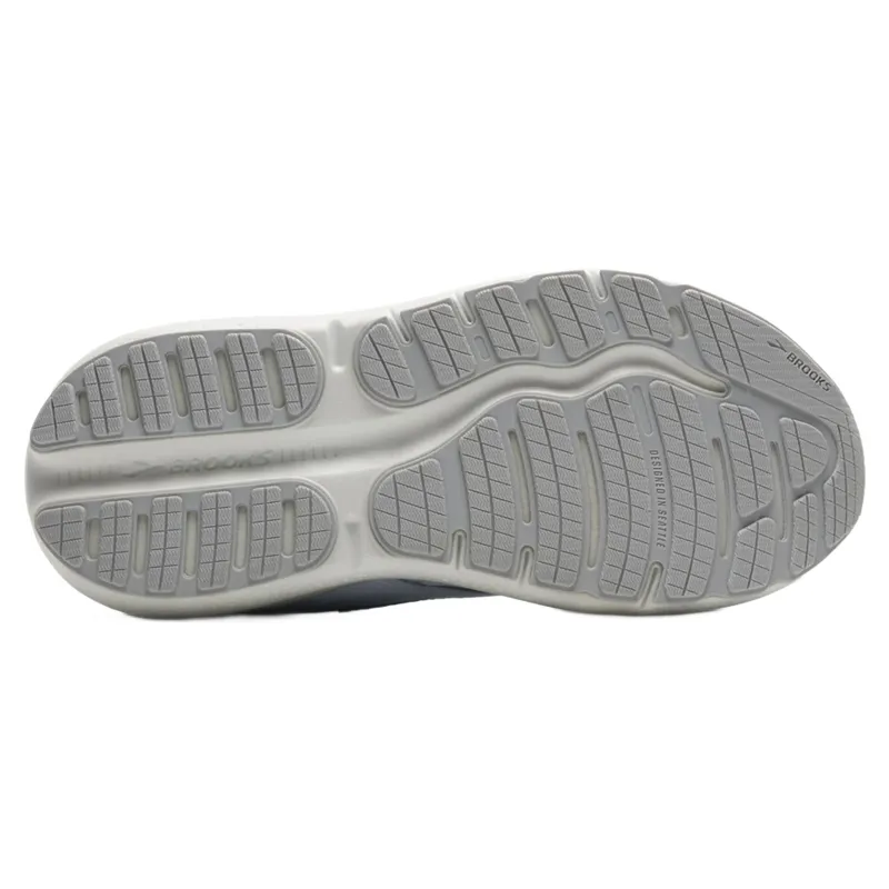 Brooks Ghost Max Leather Women's Walking Shoes - White/White-3