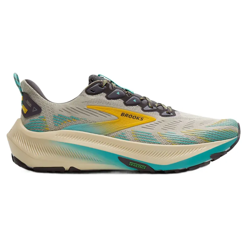 Brooks Ghost Trail Men's Trail Running Shoes - Bleached Sand/Rabbit/Bluefish
