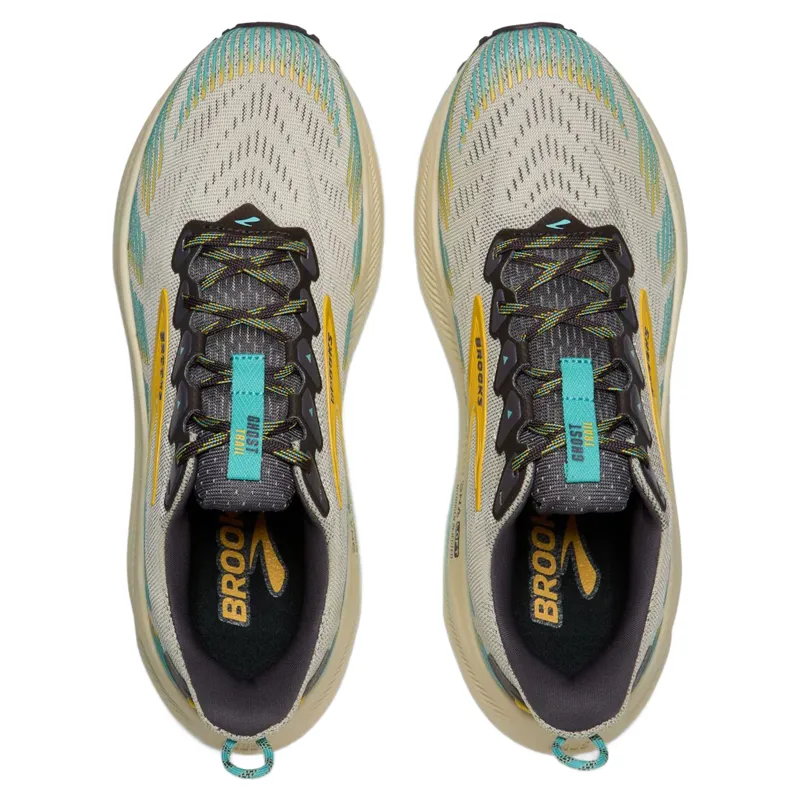 Brooks Ghost Trail Men's Trail Running Shoes - Bleached Sand/Rabbit/Bluefish-3