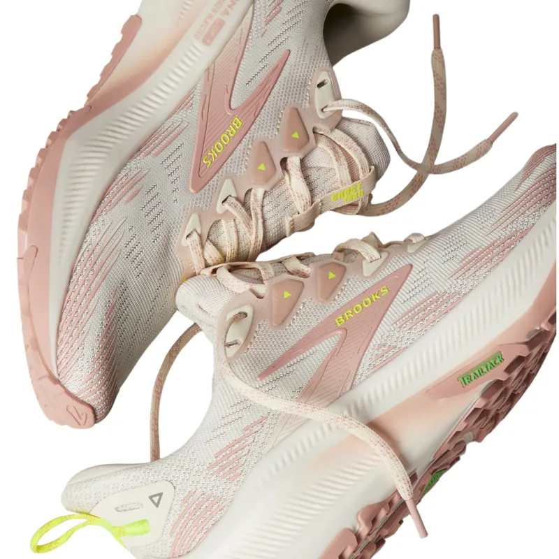 Brooks Ghost Trail Women's Trail Running Shoe - Arctic Wolf/Rose-6