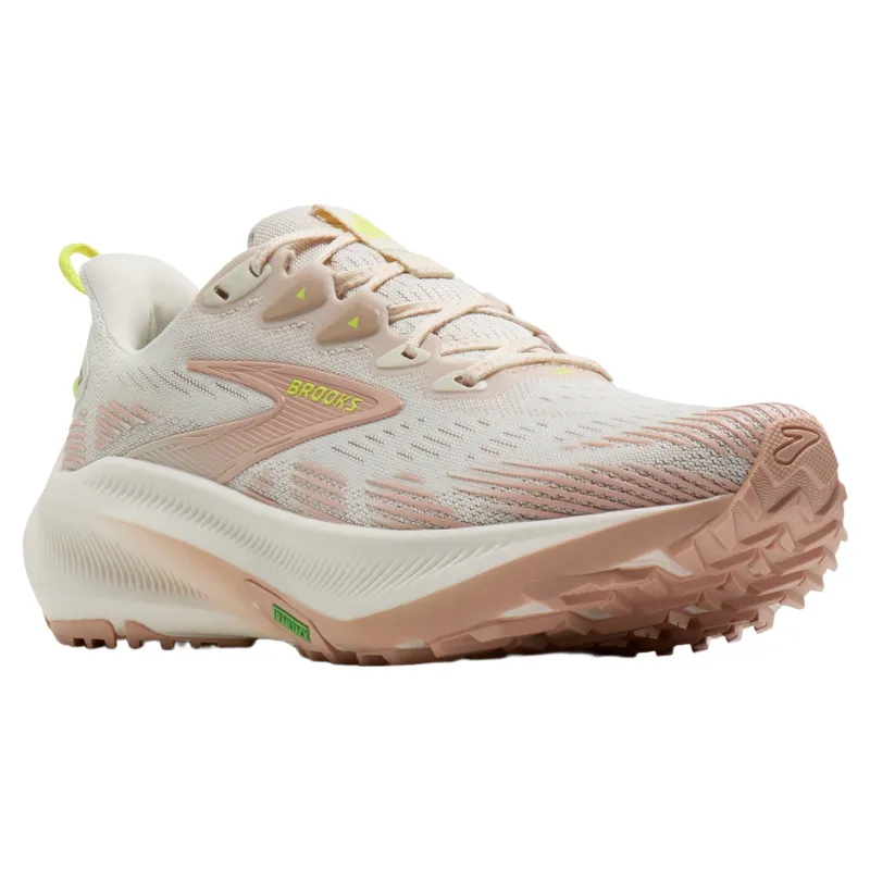 Brooks Ghost Trail Women's Trail Running Shoe - Arctic Wolf/Rose-2