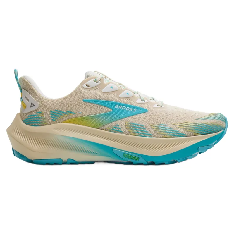 Brooks Ghost Trail Womens Trail Running Shoe - Sand/Star White/Golden Hour