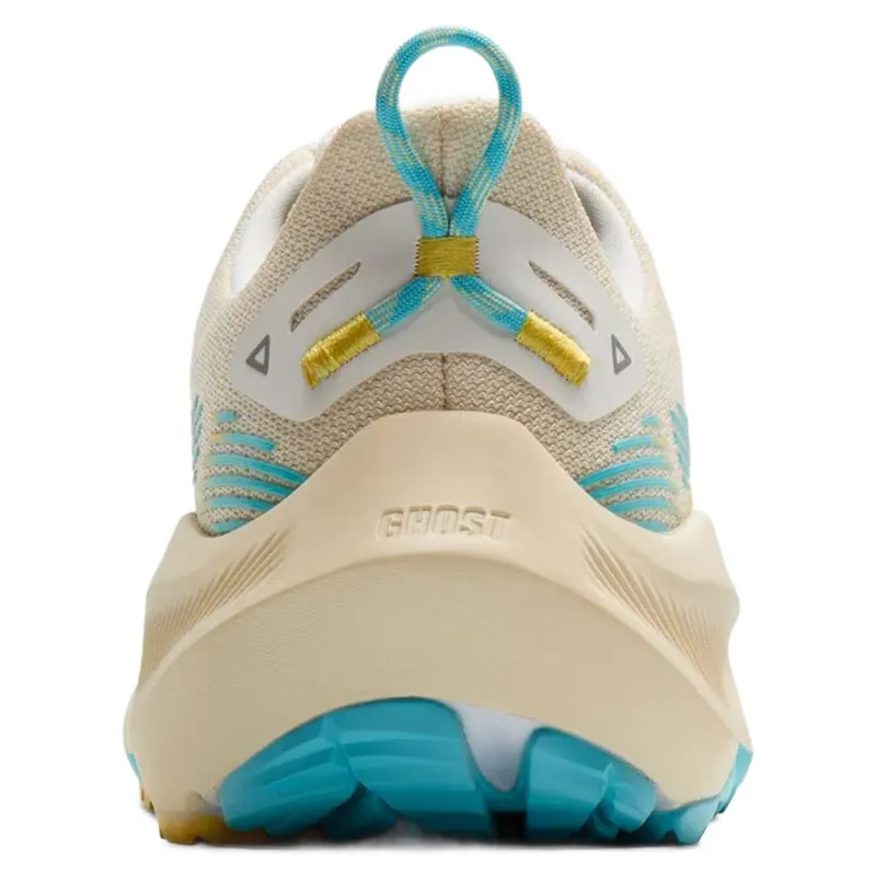 Brooks Ghost Trail Womens Trail Running Shoe - Sand/Star White/Golden Hour-4