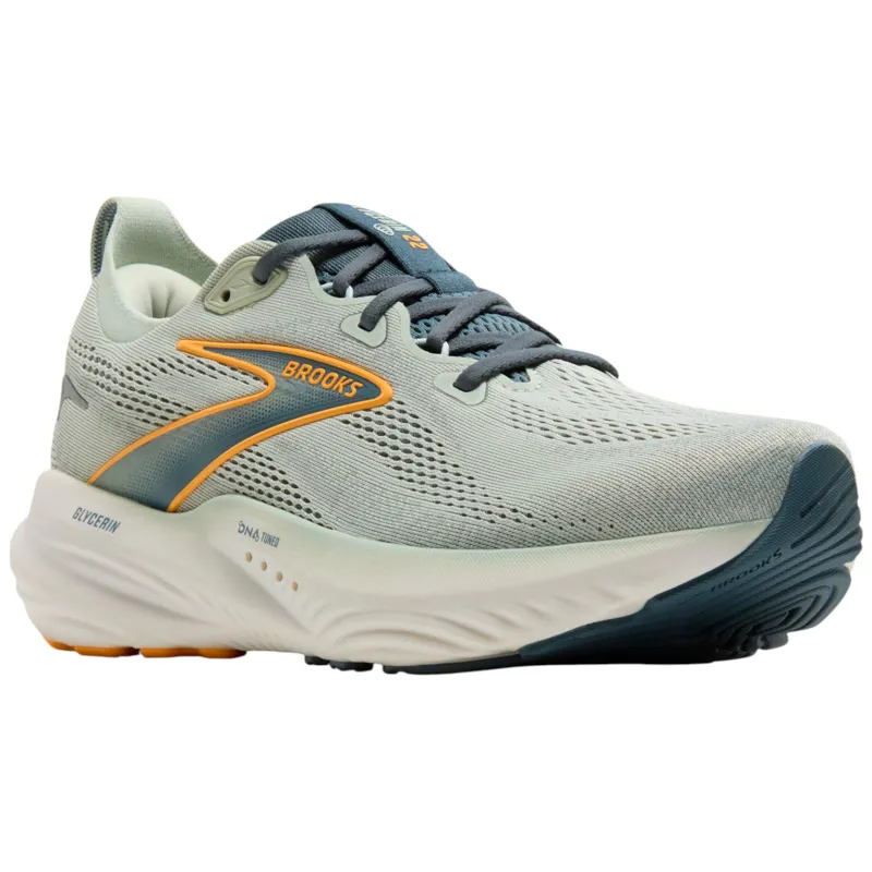 Brooks Glycerin 22 Men's Road Running Shoes - Smoke/Stormy/Orange-4