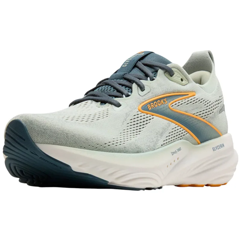Brooks Glycerin 22 Men's Road Running Shoes - Smoke/Stormy/Orange-5