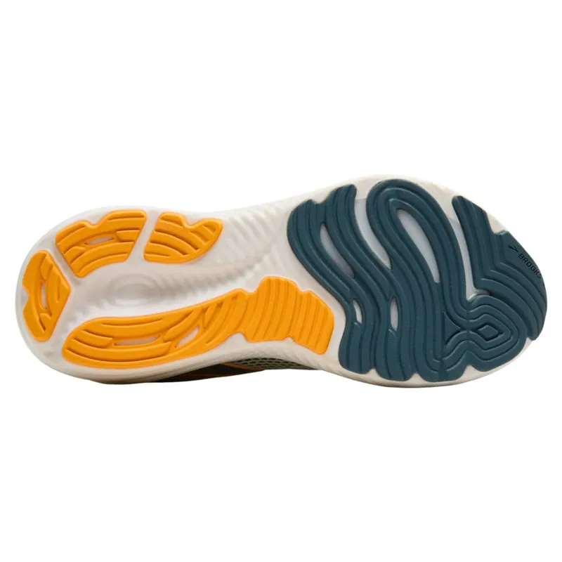 Brooks Glycerin 22 Men's Road Running Shoes - Smoke/Stormy/Orange-2