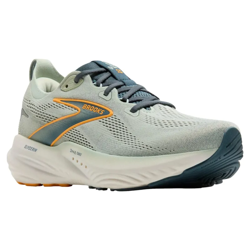 Brooks Glycerin 22 Men's Road Running Shoes - Smoke/Stormy/Orange-3