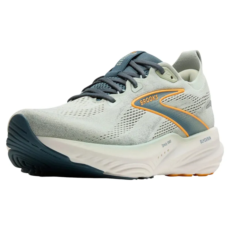 Brooks Glycerin 22 Men's Road Running Shoes - Smoke/Stormy/Orange-4