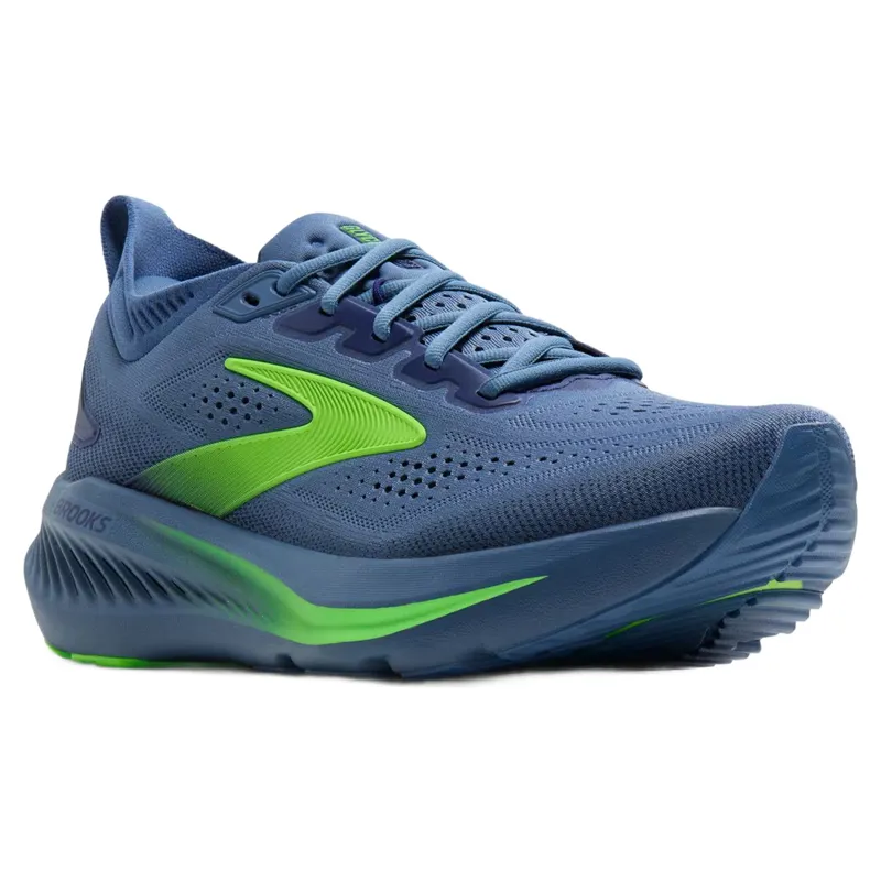 Brooks Glycerin 23 Men's Running Shoes - Moonlight/Blue/Green Gecko-2