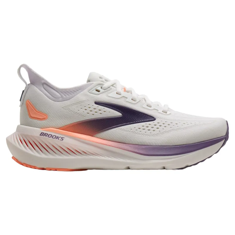 Brooks Glycerin 23 Women's Running Shoes - White/Mulled Grape