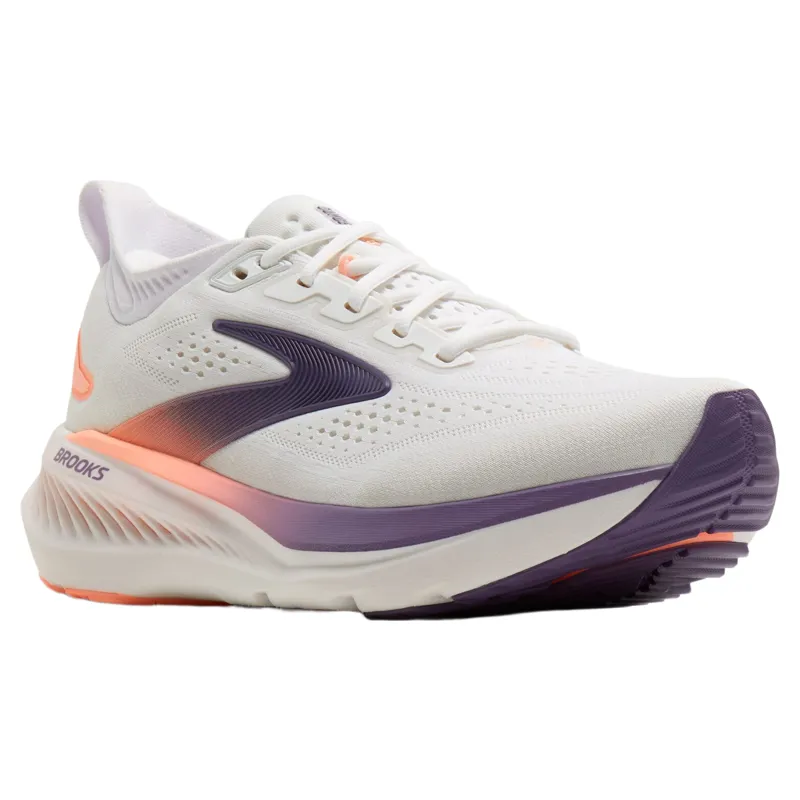 Brooks Glycerin 23 Women's Running Shoes - White/Mulled Grape-1