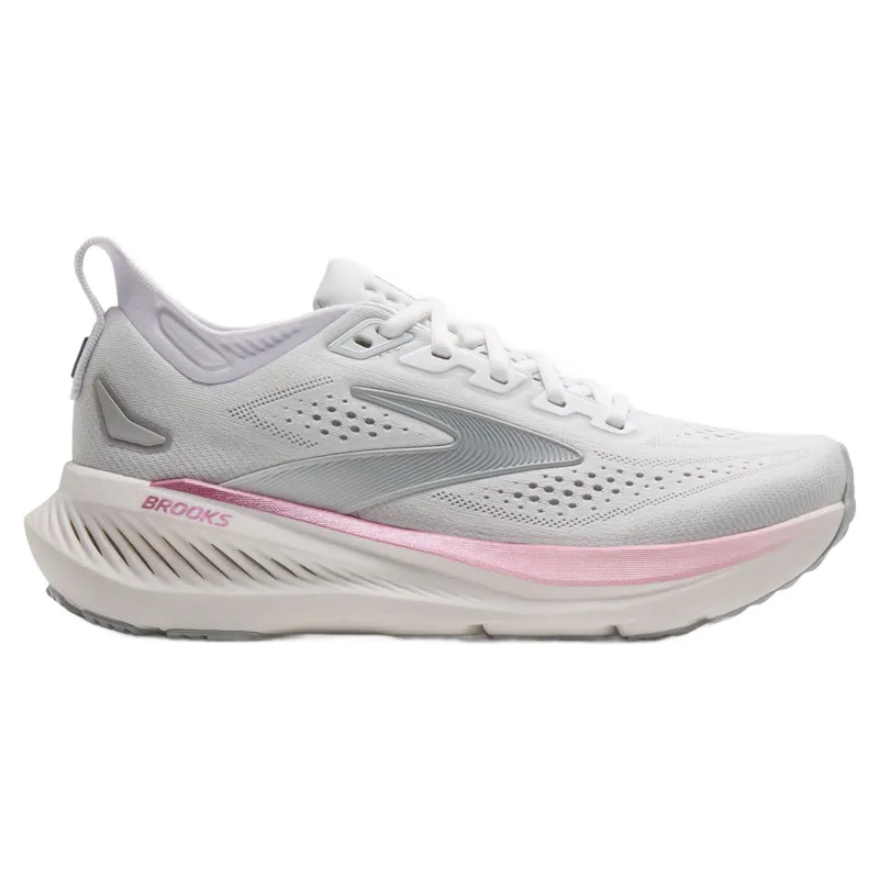 Brooks Glycerin 23 Women's Running Shoes - White/Harbor Mist/Metallic