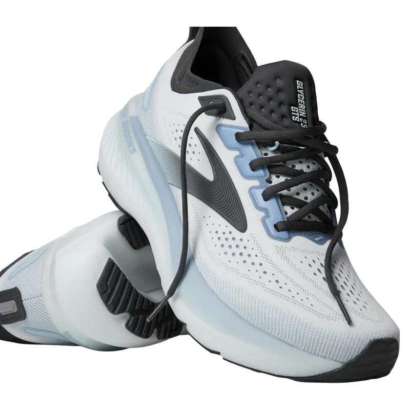 Brooks Glycerin GTS 23 Men's Running Shoes - White/Rain/Baltic Sea-6