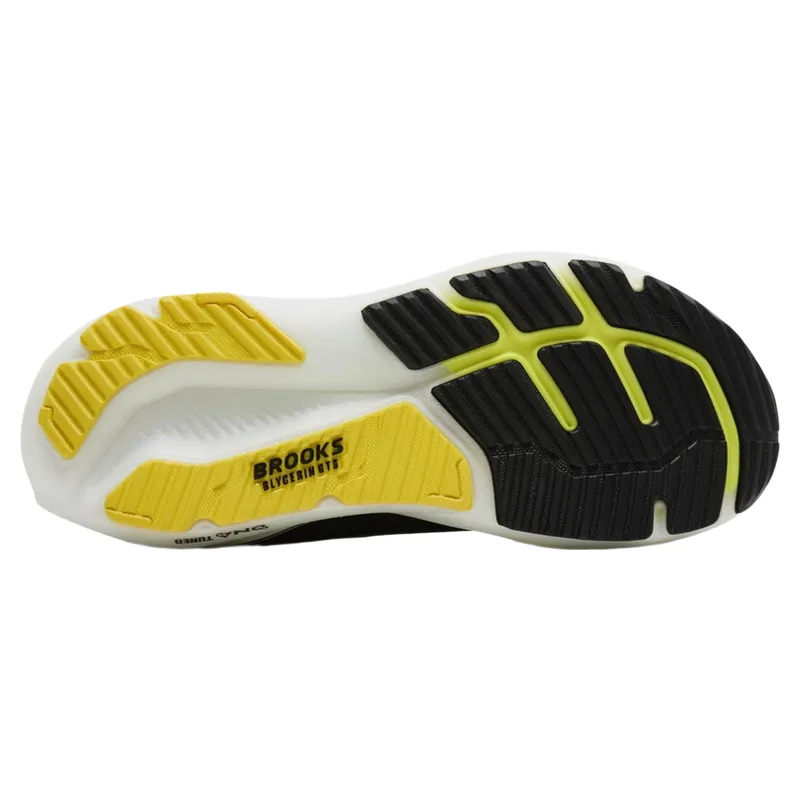 Brooks Glycerin GTS 23 Men's Running Shoes - Black/Cyber Yellow/Nightlife-5