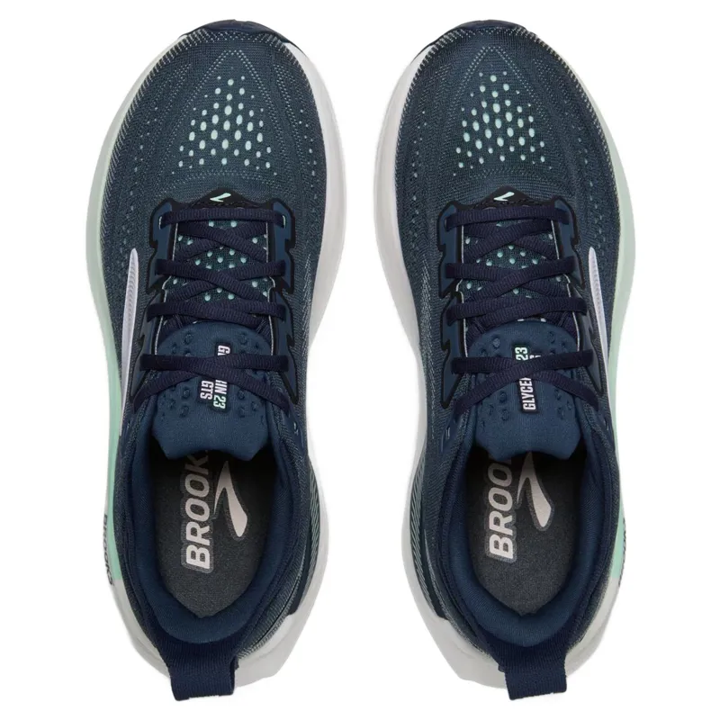 Brooks Glycerin GTS 23 Women's Running Shoes - Spellbound/Yucca/Pink-4