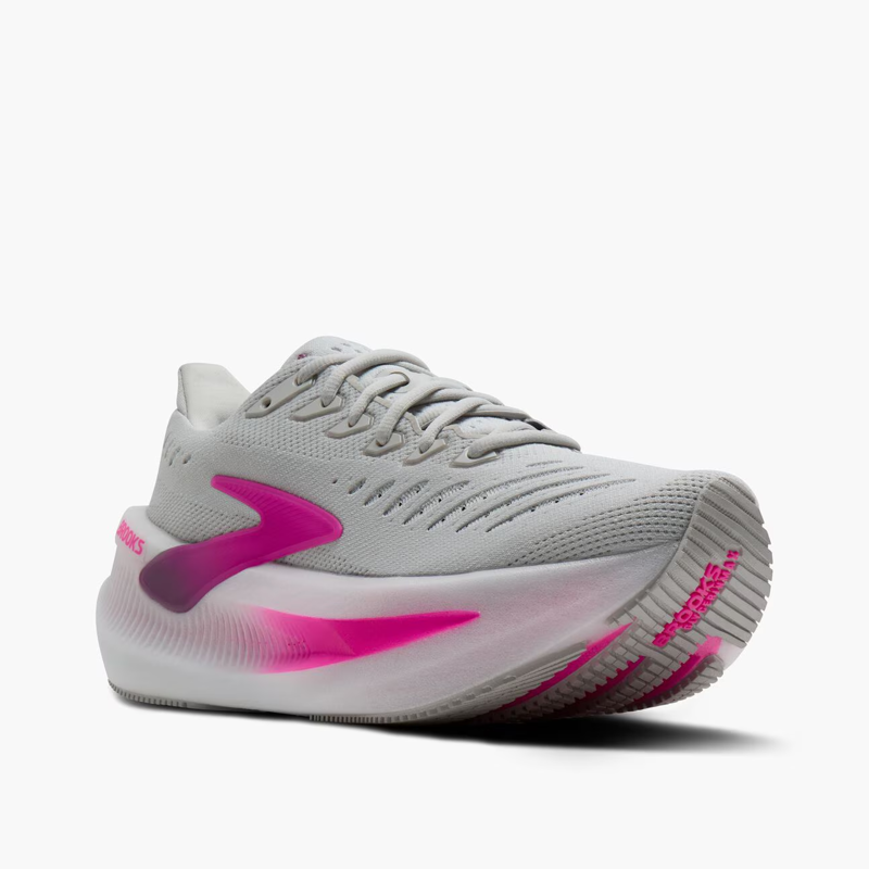 Brooks Glycerin Max 2 Women's Running Shoes - Oyster/Argyle/Cyber Pink-2