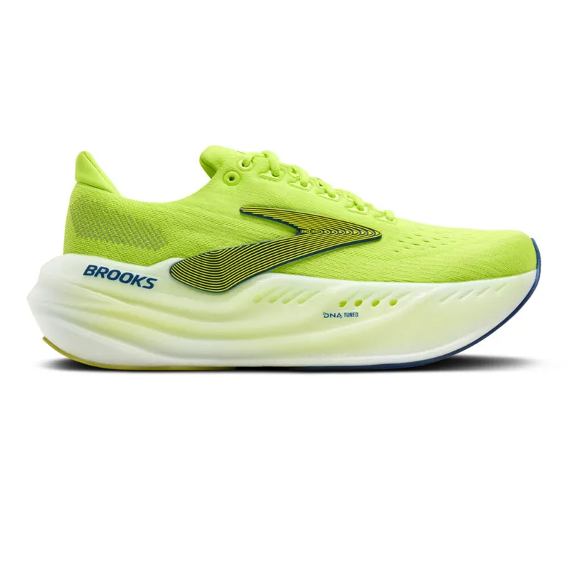 Brooks Glycerin Max Men's Running Shoes - Lime/Navy Peony/White
