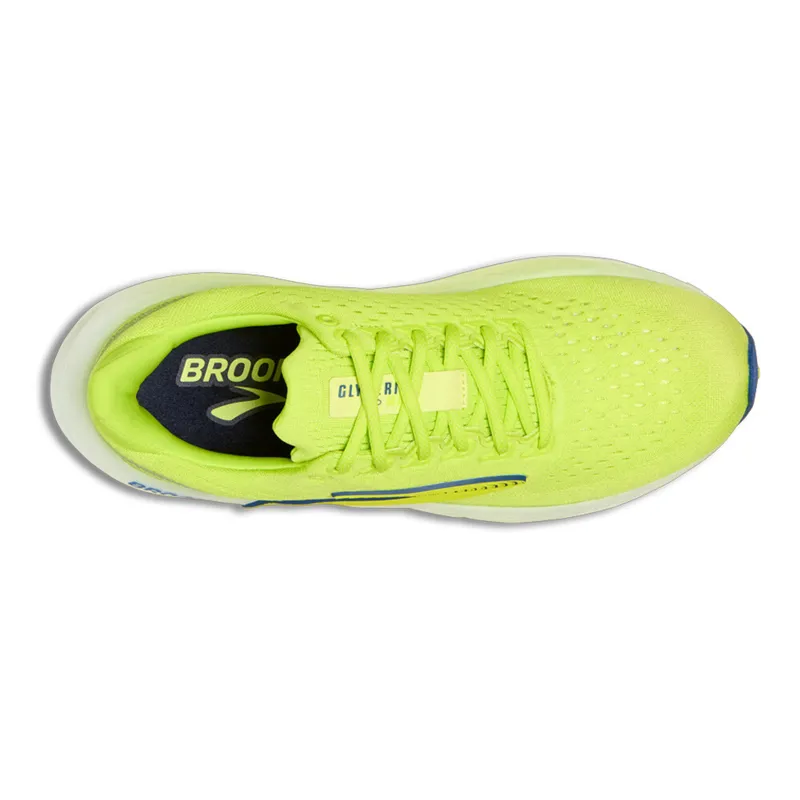 Brooks Glycerin Max Men's Running Shoes - Lime/Navy Peony/White-2
