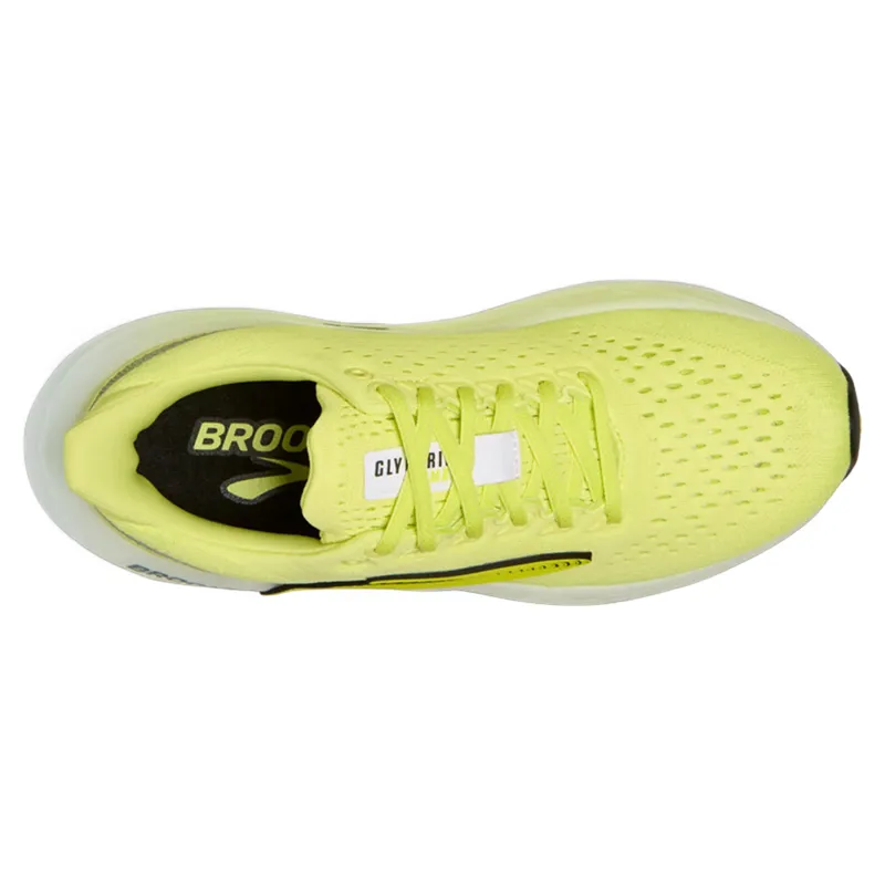Brooks Glycerin Max Women's Running Shoes - Sunny Lime/Black/White-2