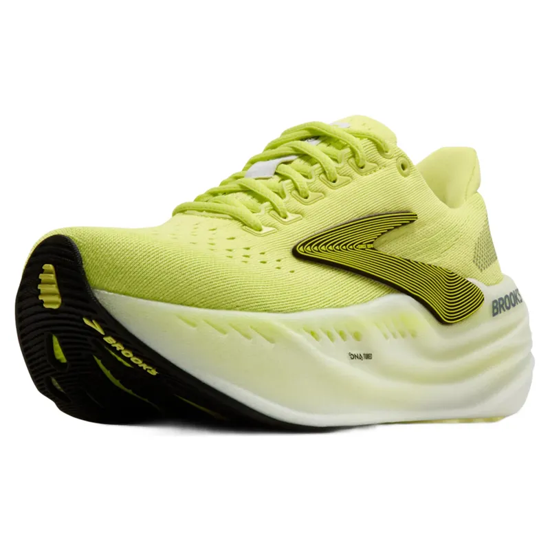 Brooks Glycerin Max Women's Running Shoes - Sunny Lime/Black/White-5