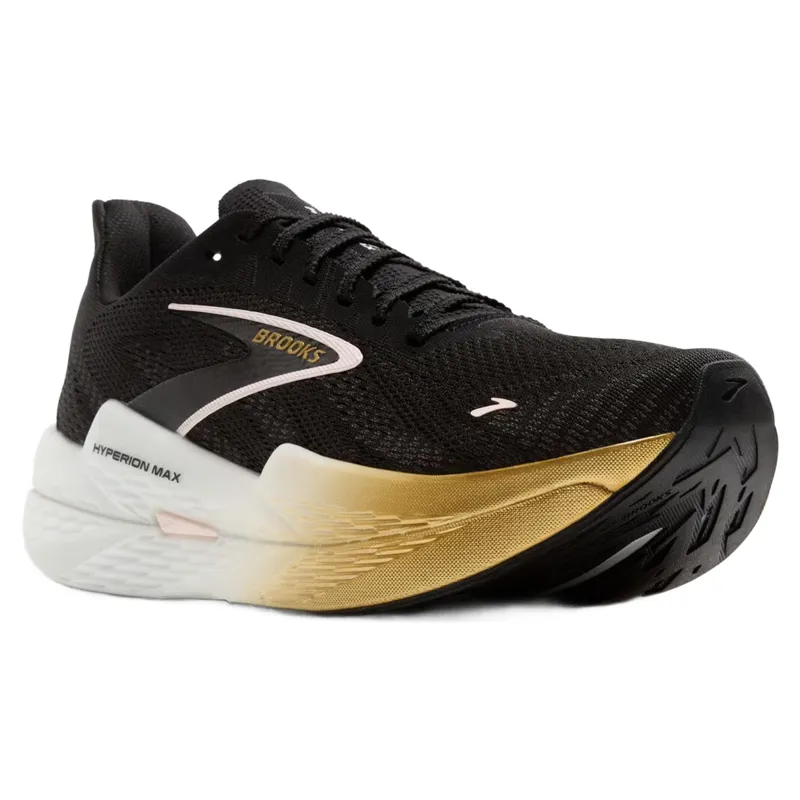 Brooks Hyperion Max 2 Men's Running Shoe - Black/Gold/Pink-2