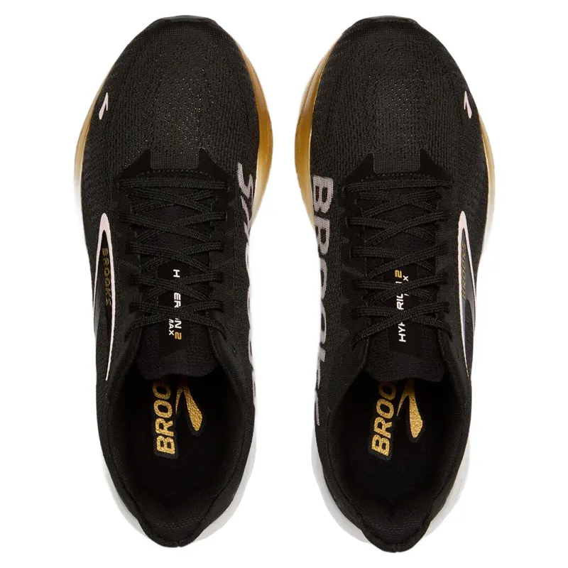 Brooks Hyperion Max 2 Men's Running Shoe - Black/Gold/Pink-3