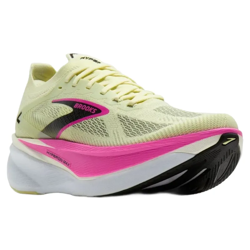 Brooks Hyperion Max 3 Women's Running Shoes - Luminary/Pink/Black-2