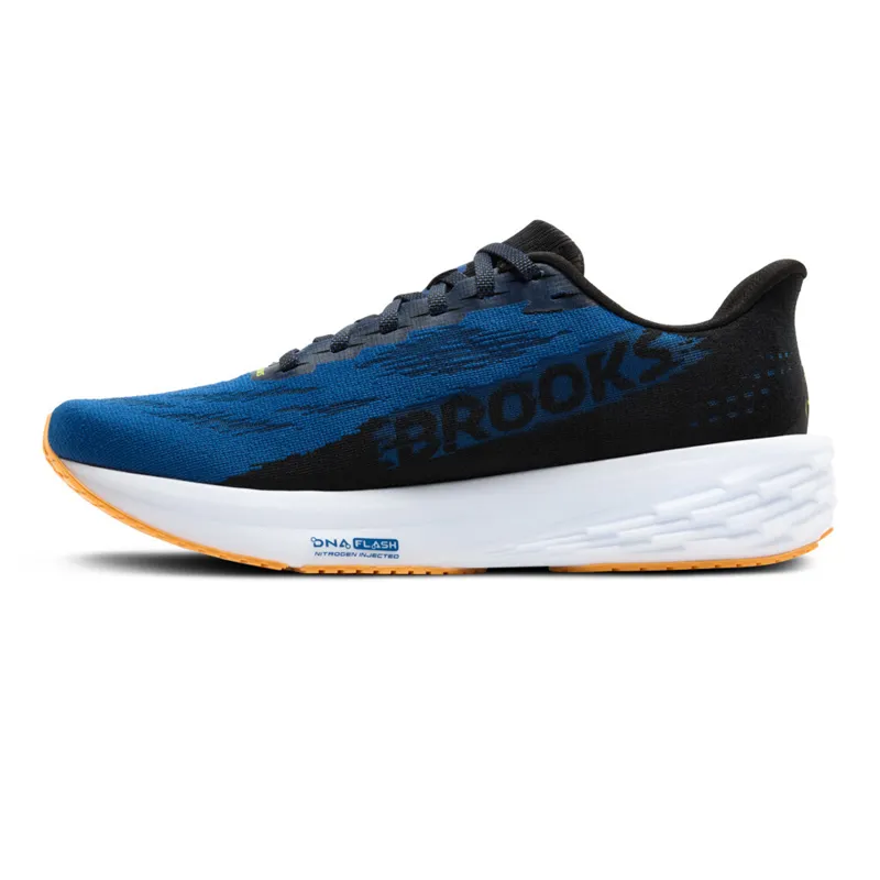Brooks Launch 11 Men's Running Shoes - Black/Navy Peony/Orange-1