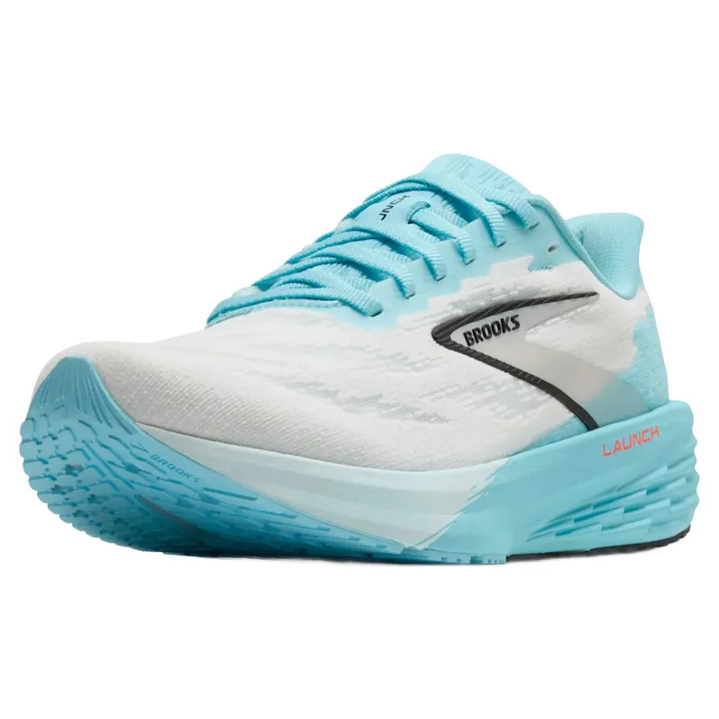 Brooks Launch 11 Women's Running Shoes - White/Atomizer/Pink-5