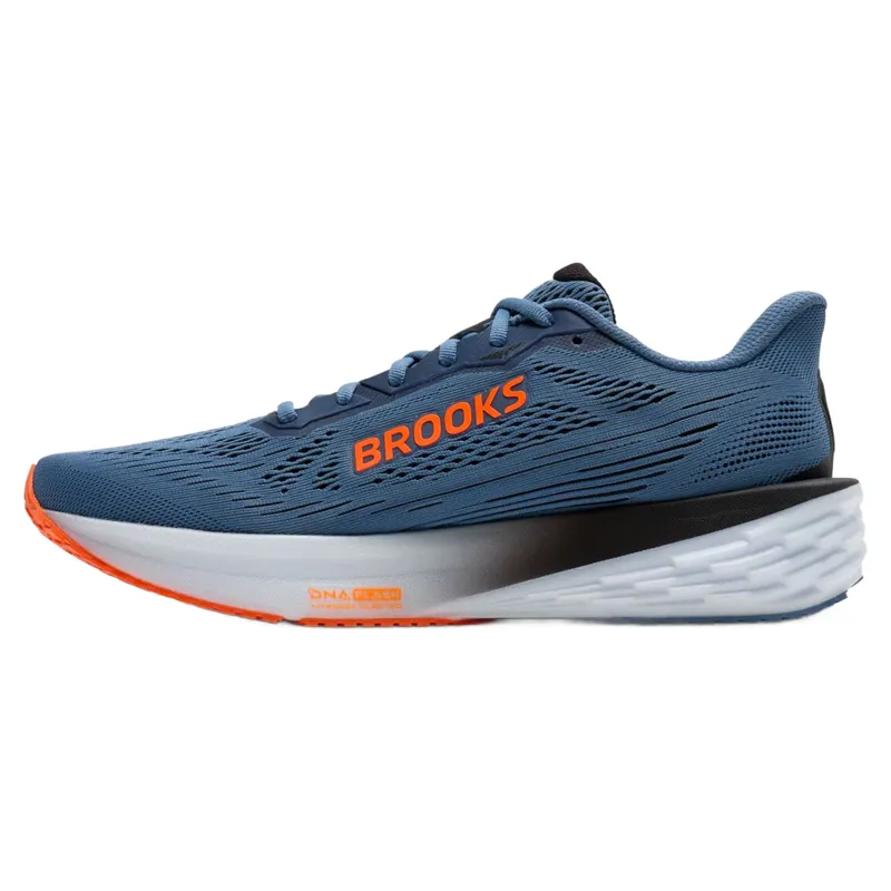 Brooks Launch 12 Men's Running Shoes - Moonlight/Black/Orange-1
