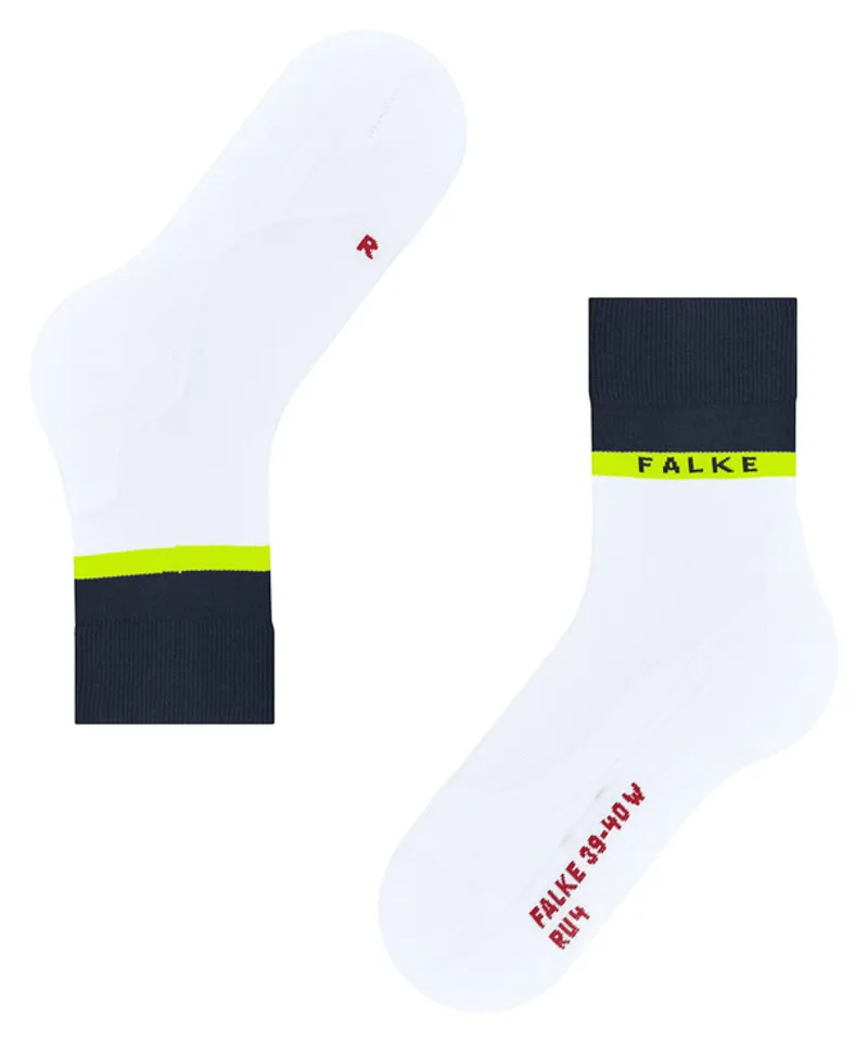 Falke RU4 Endurance Compression Men's Running Socks - White-5
