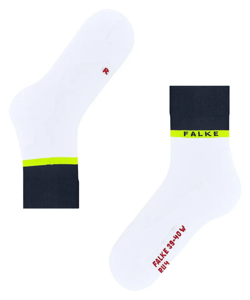 Falke RU4 Endurance Compression Women's Running Socks - White-5