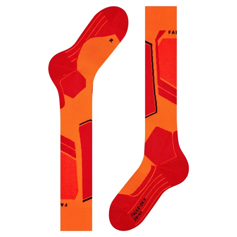 Falke SK4 Advanced Men's Ski Socks - Flash Orange-3