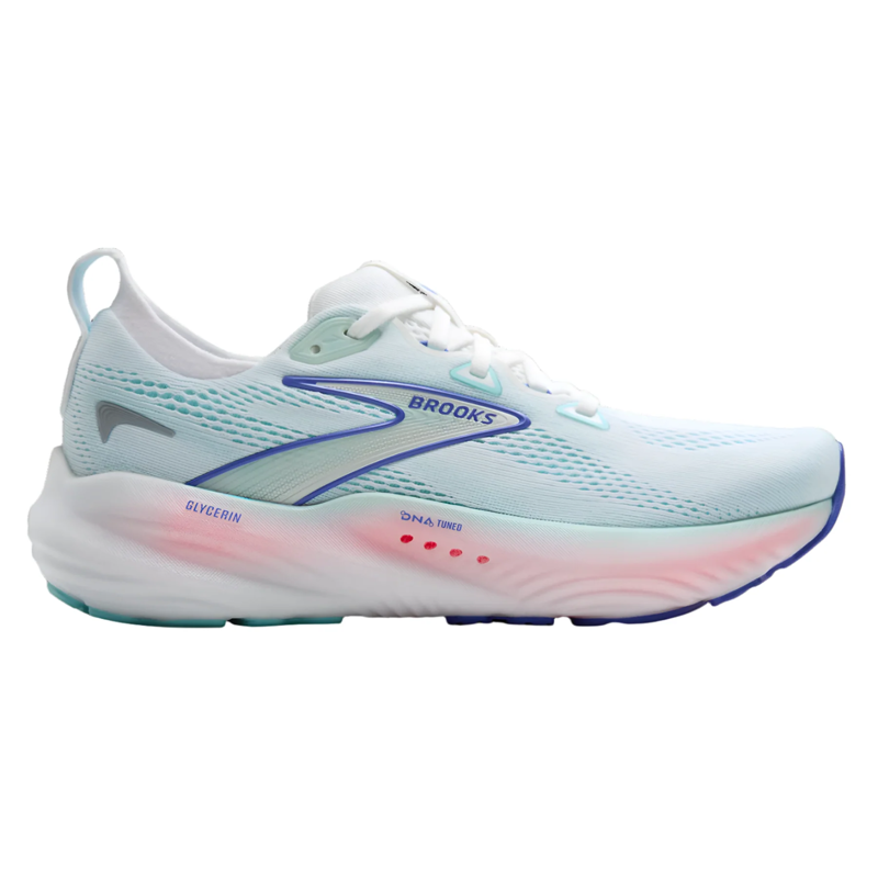 Brooks Glycerin 22 Women's Running Shoes - White/Limpet - UK 6
