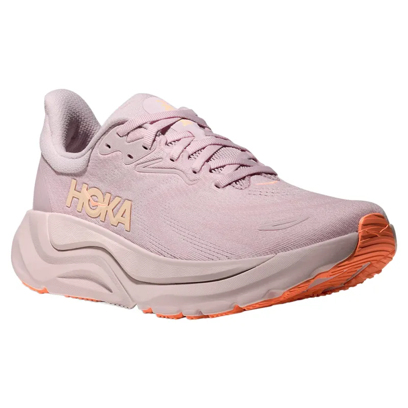 Hoka Arahi 8 Women's Running Shoes - Lilac Cream/Neon Cantaloupe-2
