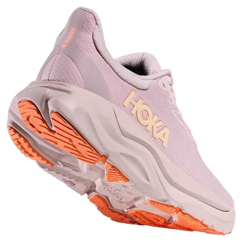 Hoka Arahi 8 Women's Running Shoes - Lilac Cream/Neon Cantaloupe-4