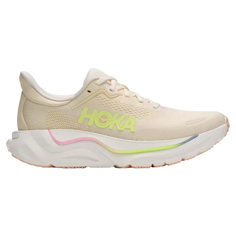 Hoka Arahi 9 Women's Running Shoe - Vintage Yellow/Alabaster