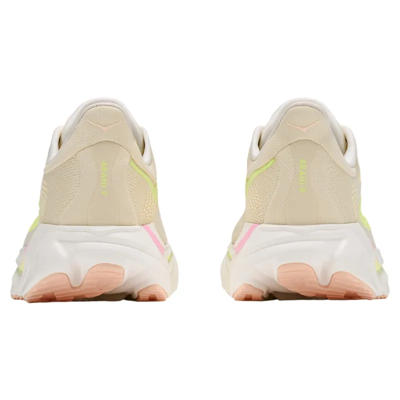 Hoka Arahi 9 Women's Running Shoe - Vintage Yellow/Alabaster-4