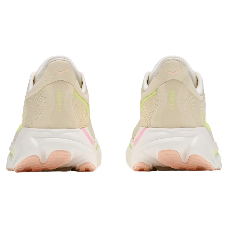 Hoka Arahi 9 Women's Running Shoes - Vintage Yellow/Alabaster-5