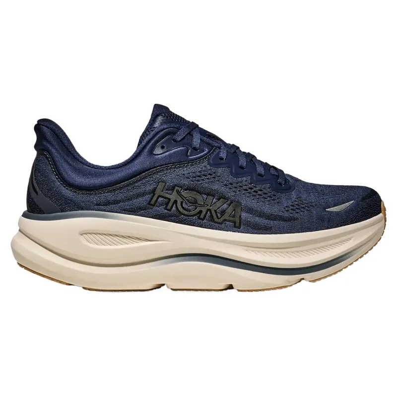 Hoka Bondi 9 Men's Running Shoes - Midnight Blue/Varsity Navy